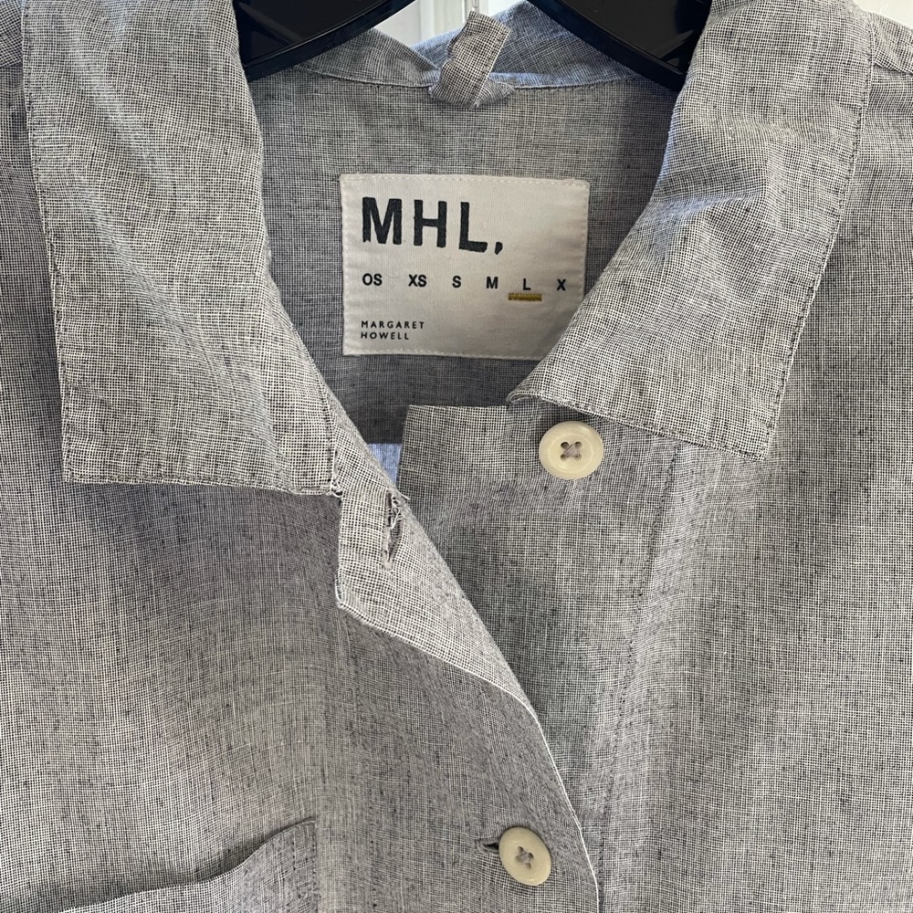 MHL Margaret Howell shirt or light jacket micro check size L